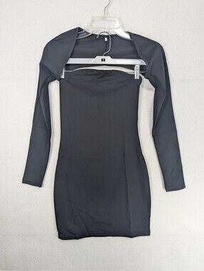 Amoretu - Women's - Two Piece Black Dress - Size S